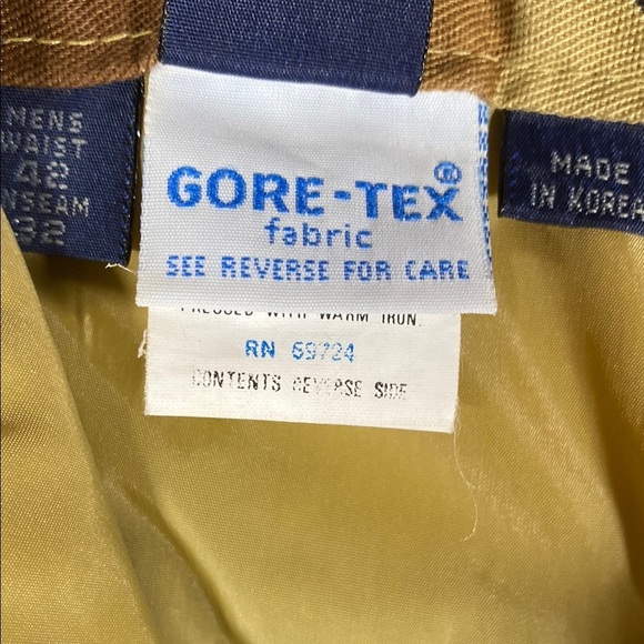 Vintage Columbia Gore-Tex Camo Hunting Pants 42x32 Waterproof Duck Camo Outdoors - Picture 10 of 12